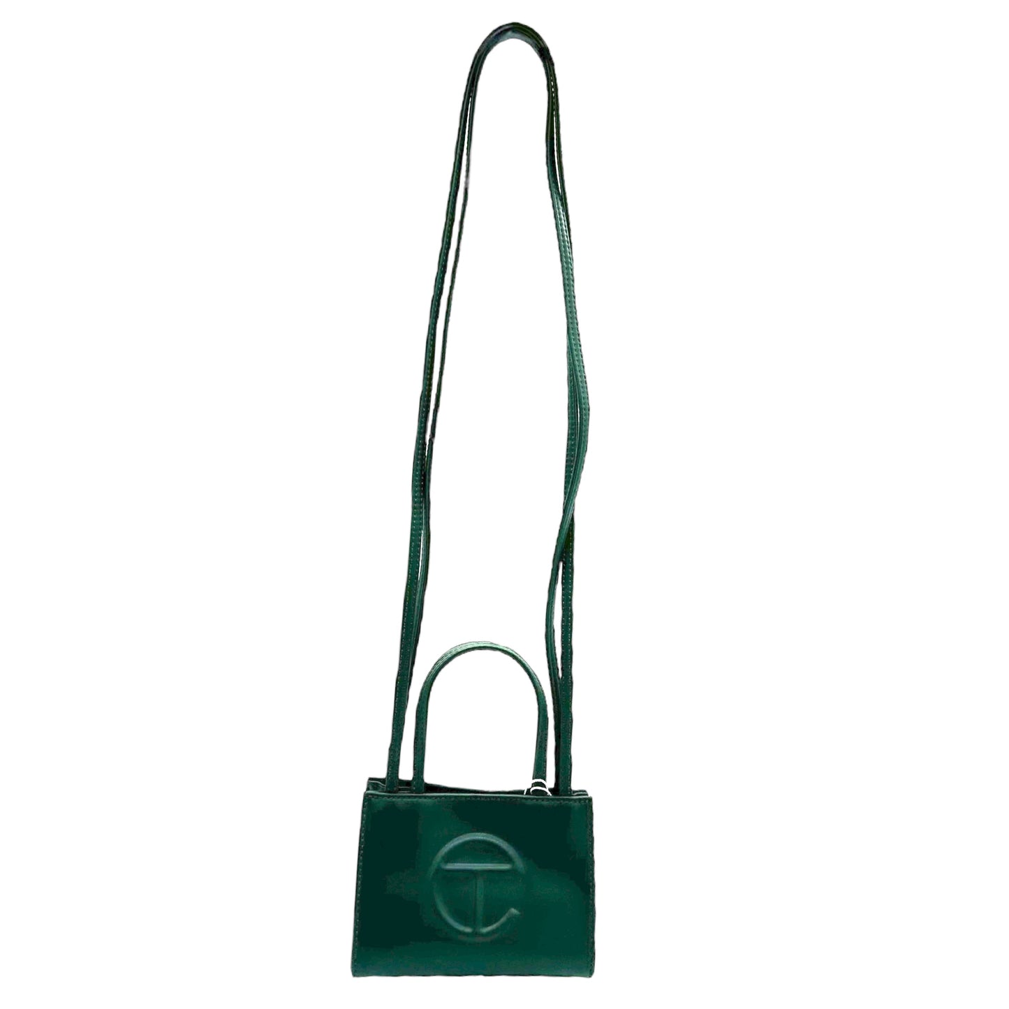 Telfar Mini Green Shopper Tote Bag