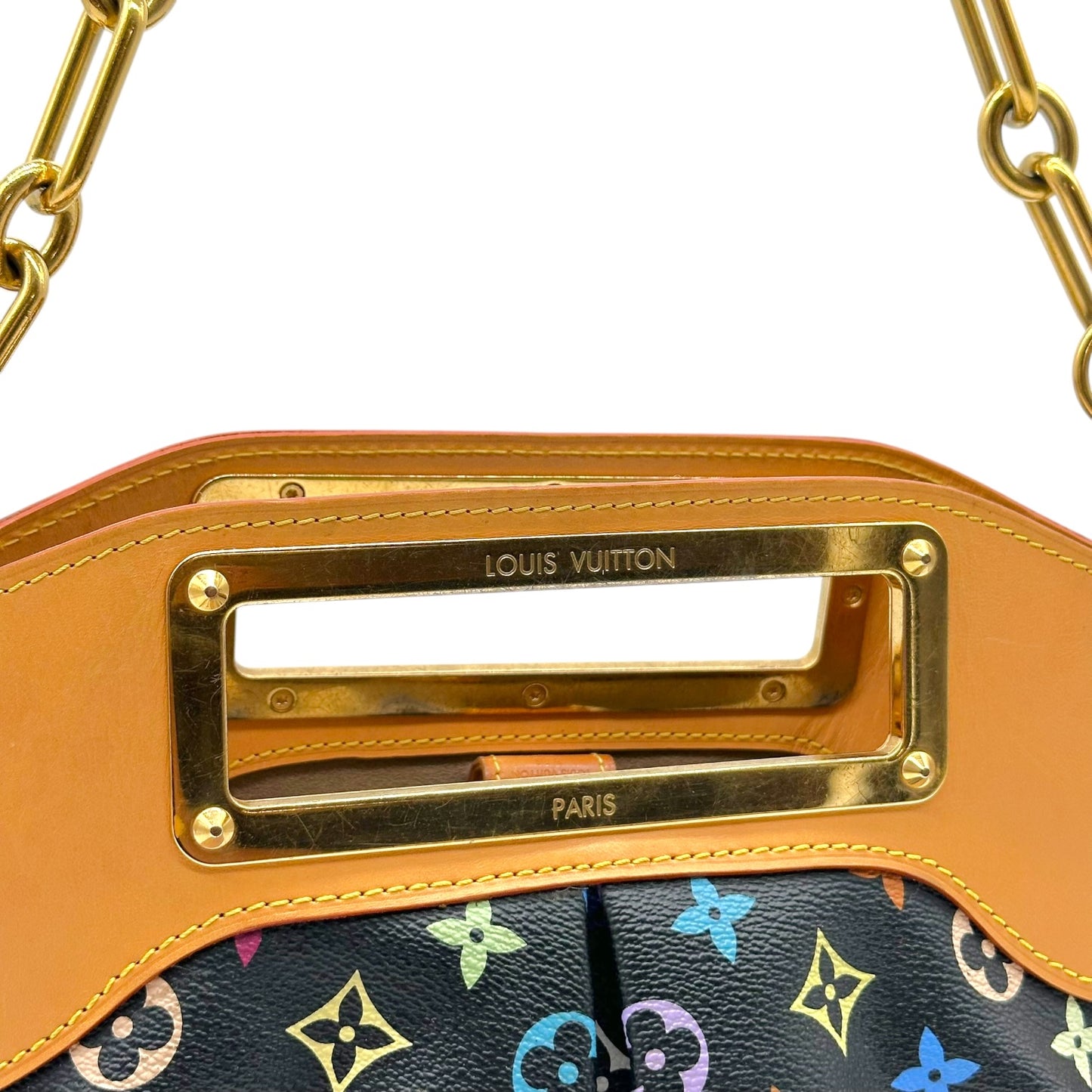 Louis Vuitton Black Multicolor Murakami Judy MM Bag
