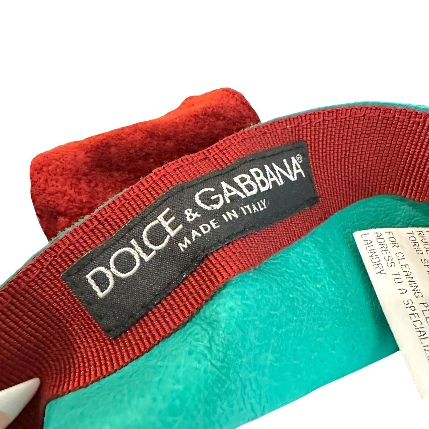 Dolce & Gabbana Multicolor Patchwork Suede Midi Skirt
