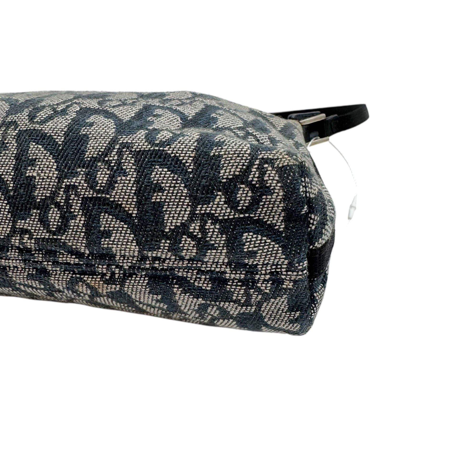 Christian Dior Navy Blue Trotter Monogram Shoulder Pochette Bag - Outfit Repeater