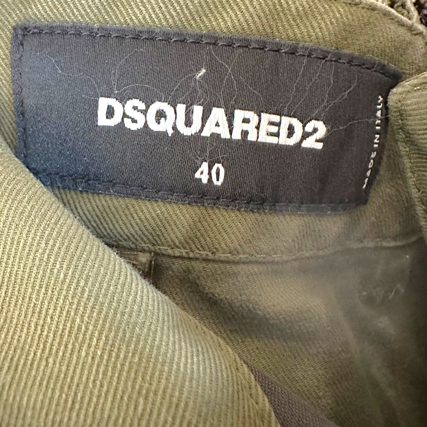 Dsquared2 F/W 2023 Runway Sample Green & Pink Garter Skirt