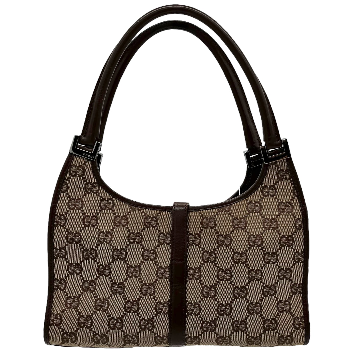 Gucci Tan Monogram Mini Jackie Bag - Outfit Repeater