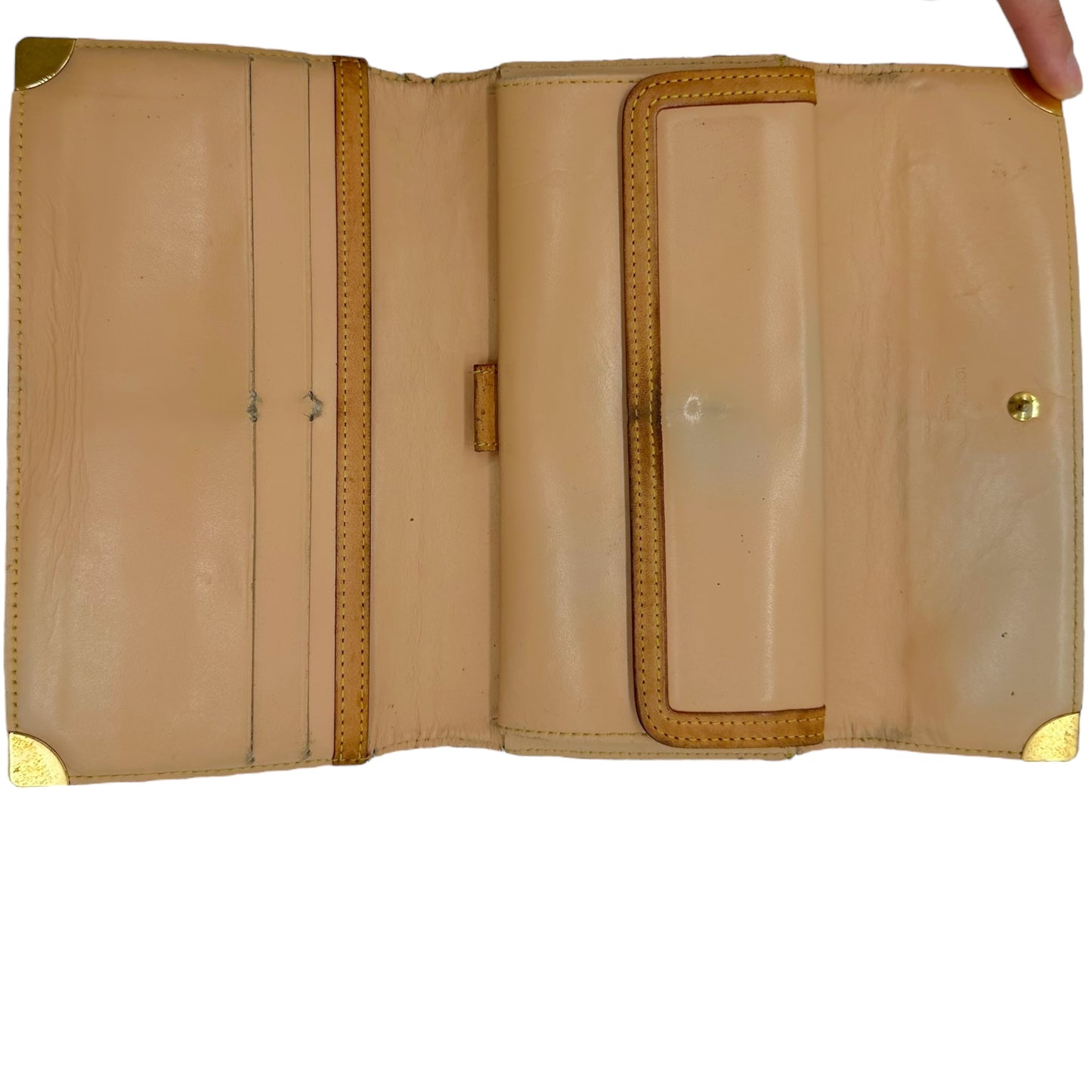 Louis Vuitton Long Wallet Brown Monogram Cherry Blossom