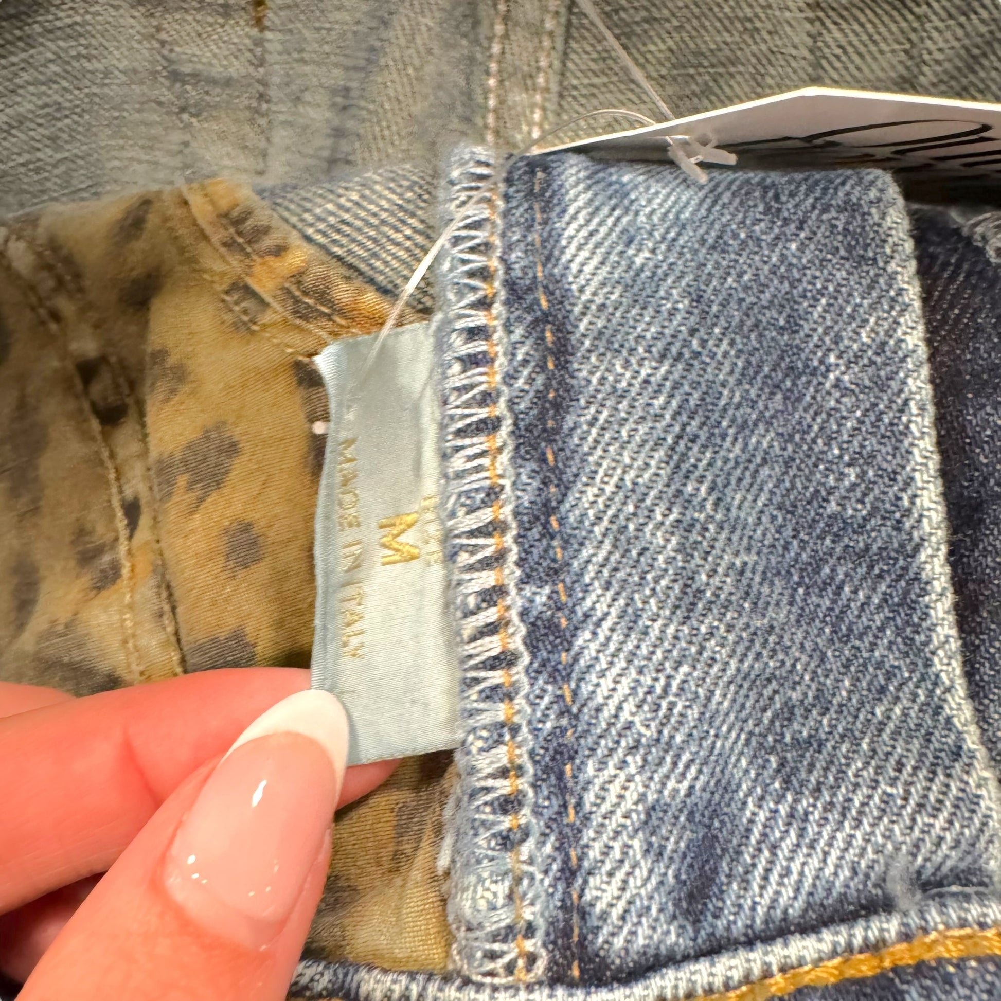 Roberto Cavalli Blue Denim 'Hand Painted' Printed Jeans - Outfit Repeater