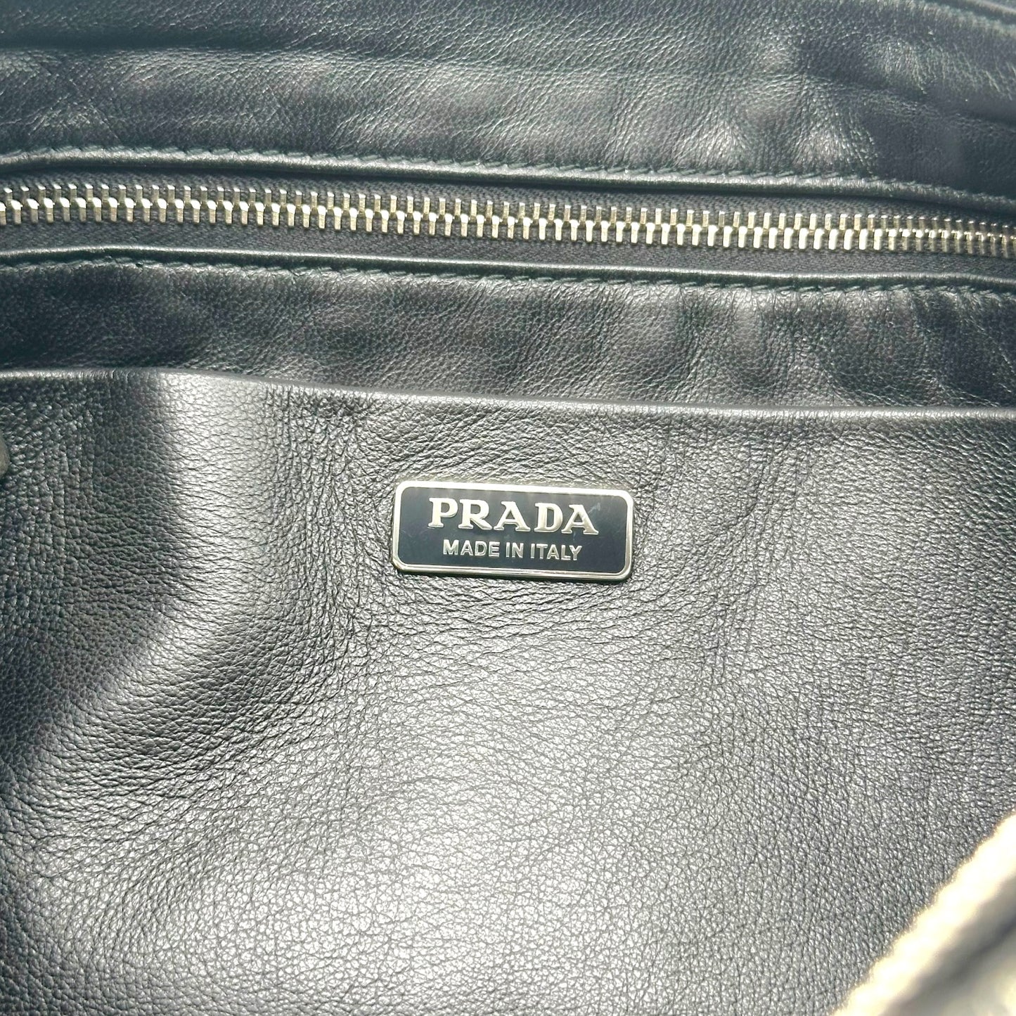 Prada F/W 2018 Lipstick Print 2-Way Clutch Bag