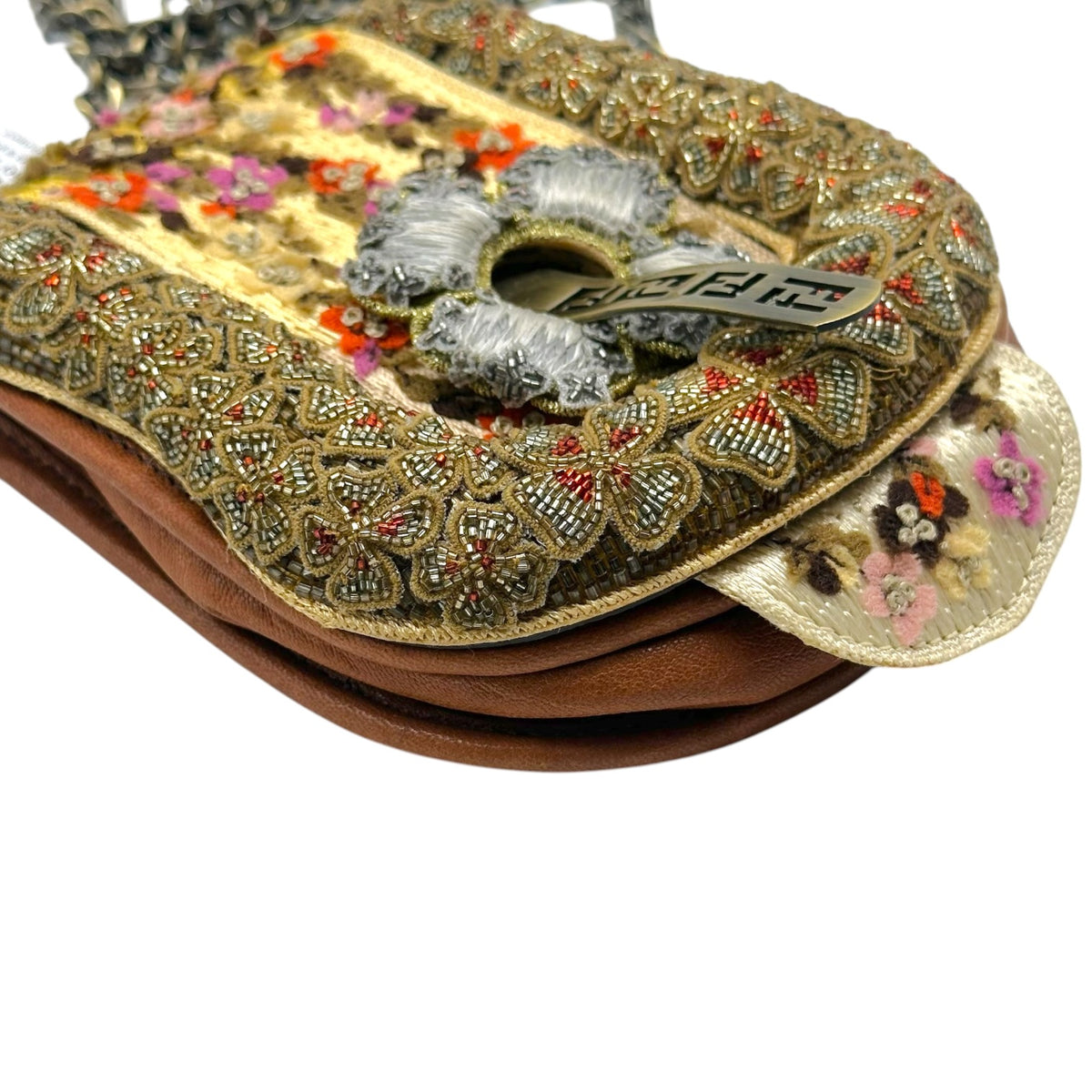 Fendi S/S 2006 B Bag Beaded & Embroidered 2-Way Clutch Bag