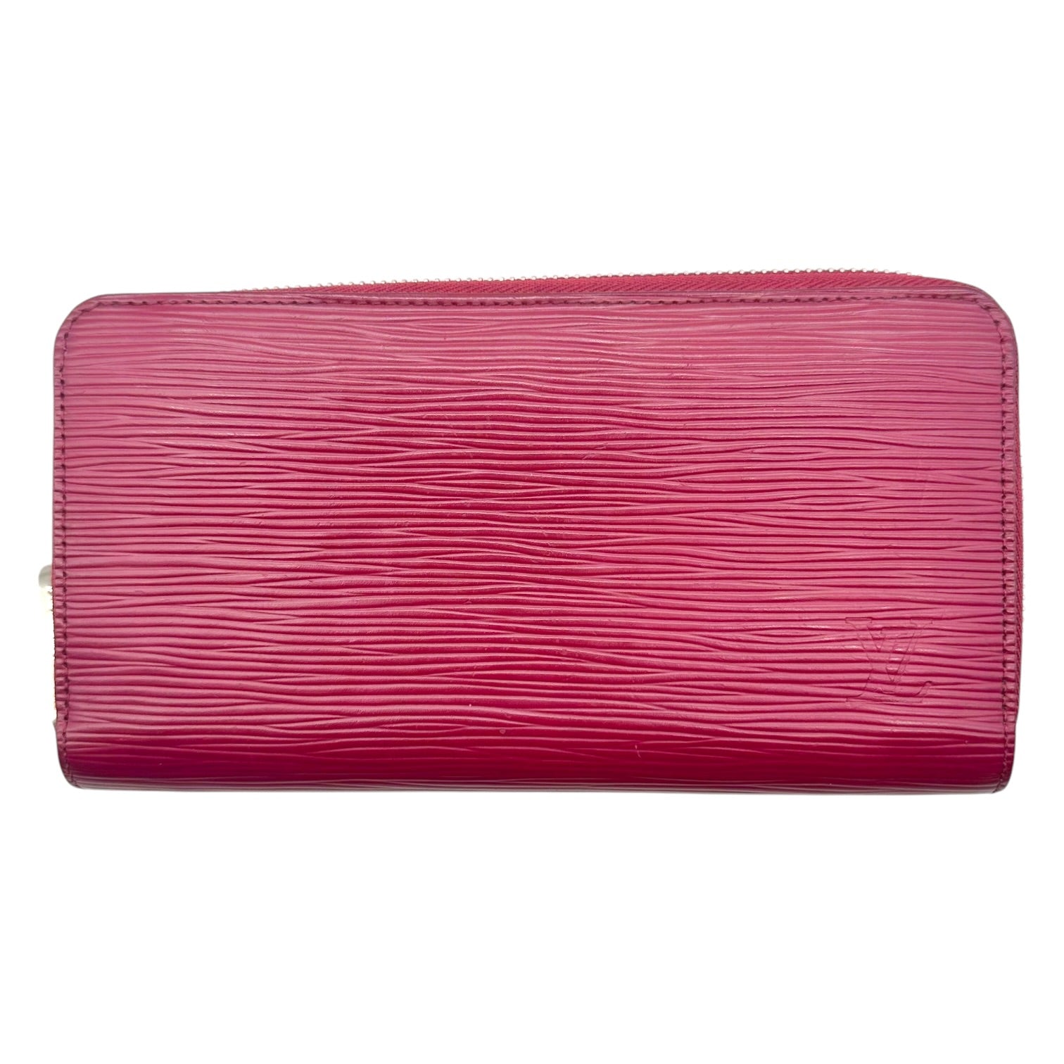Louis Vuitton Burgundy Epi Zippered Long Wallet