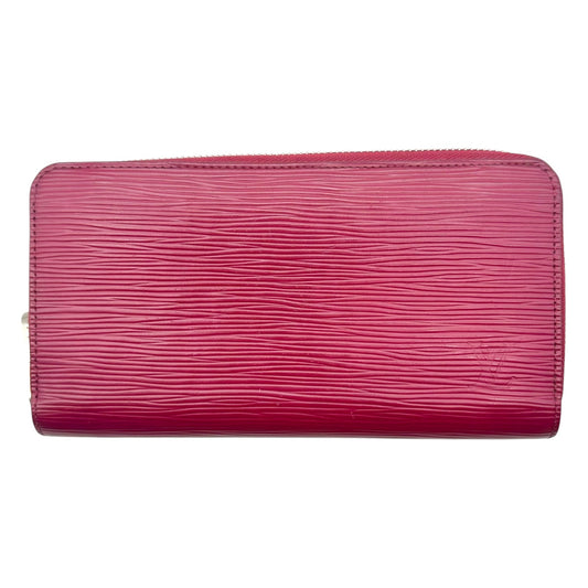 Louis Vuitton Burgundy Epi Zippered Long Wallet