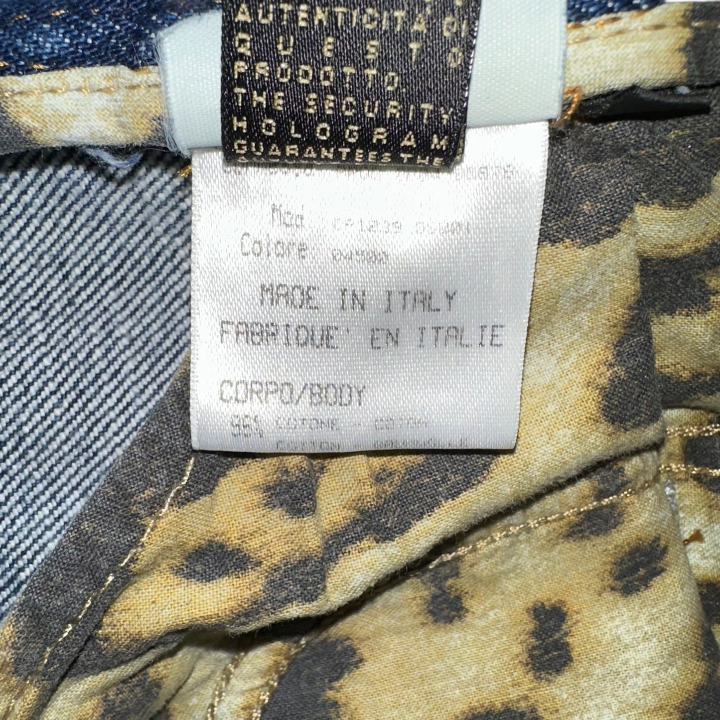 Roberto Cavalli 2004 Embroidered Jeans