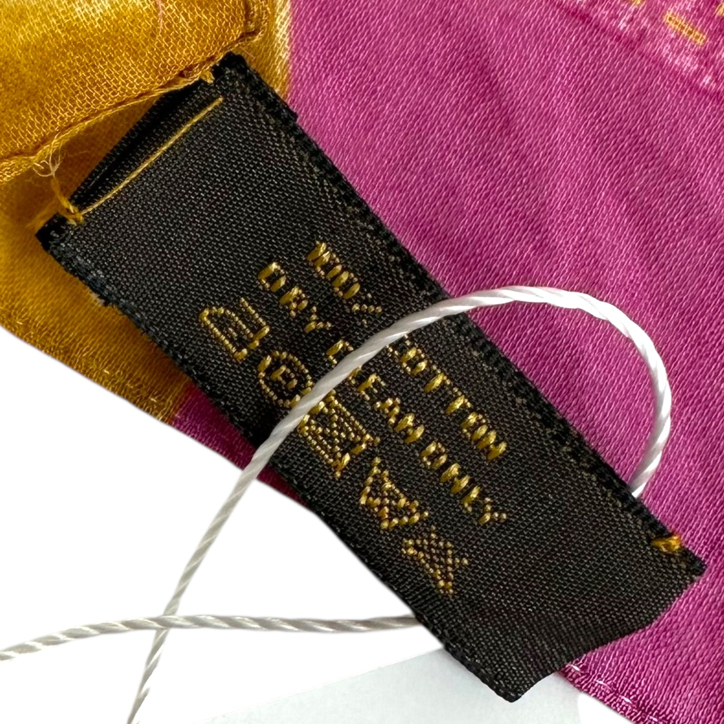 Louis Vuitton S/S 2006 Pink Denim Monogram Cotton Square Scarf - Outfit Repeater