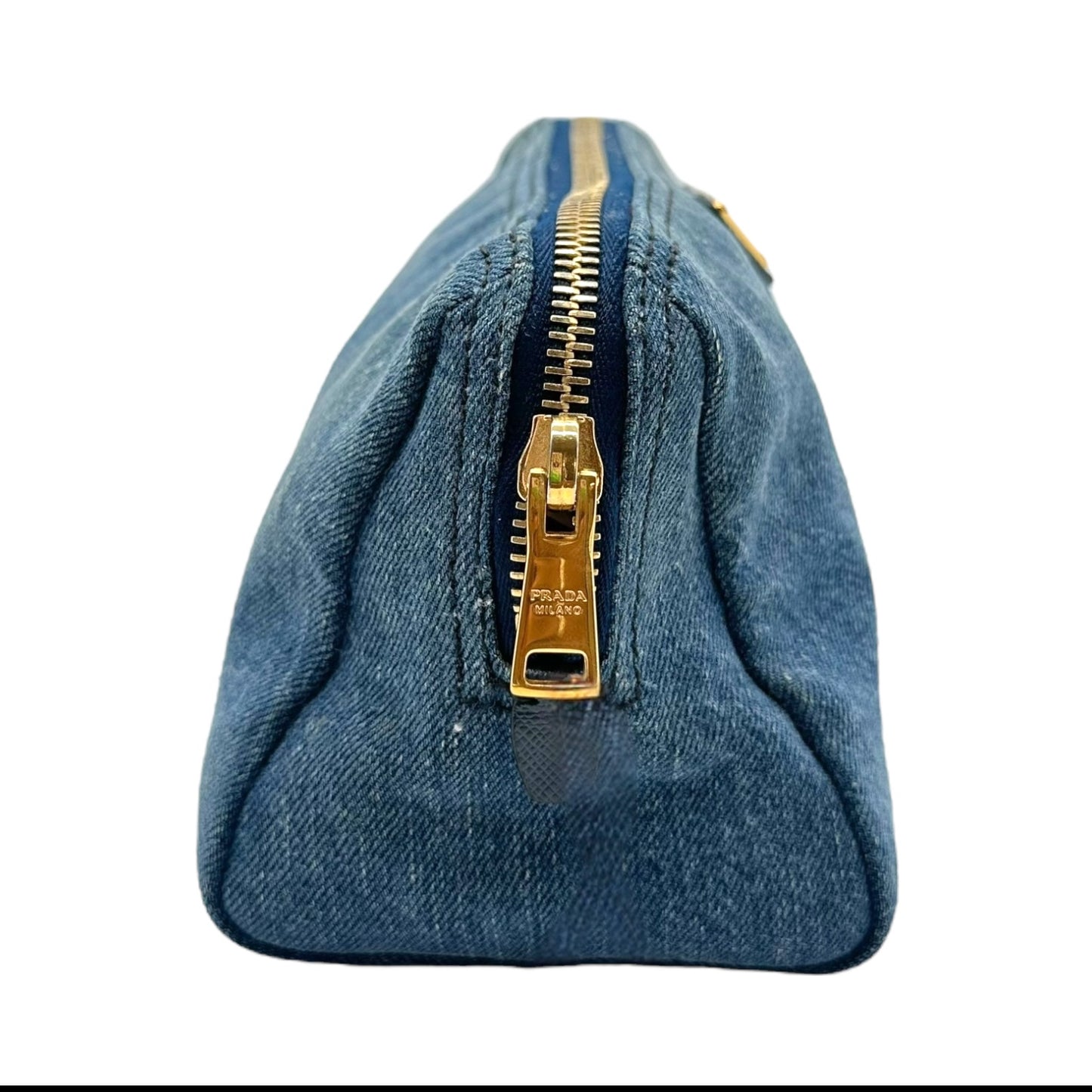 Prada Denim Cosmetic Bag