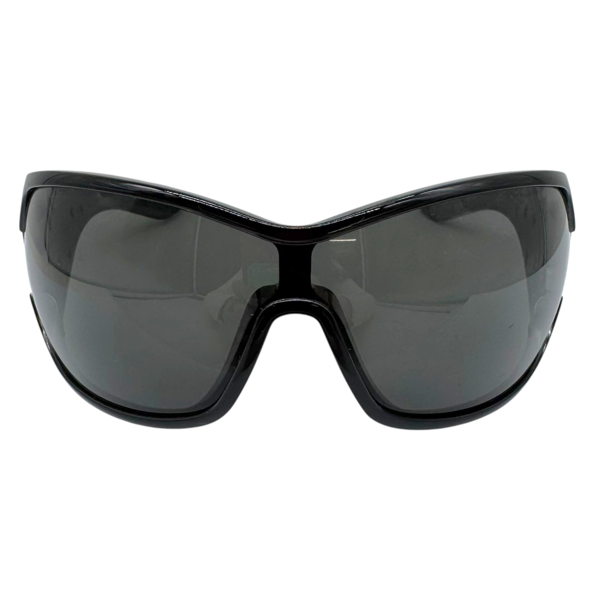 Christian Dior Gray Oversized Shield Sunglasses