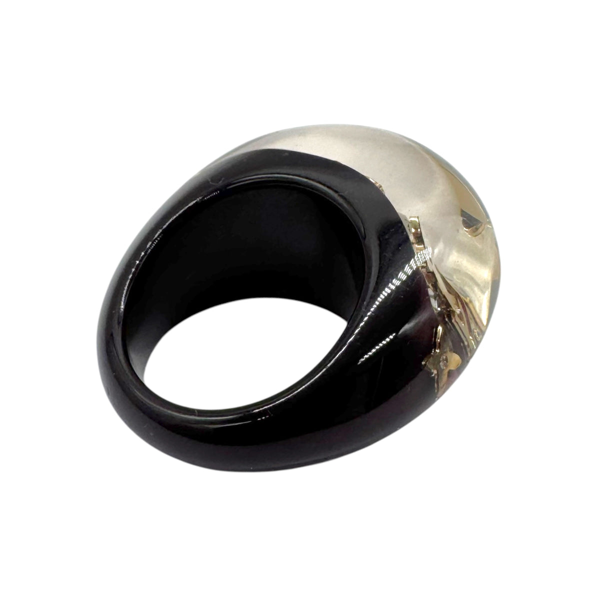 Louis Vuitton Bubble Ring Purple Gold Logo Inclusion