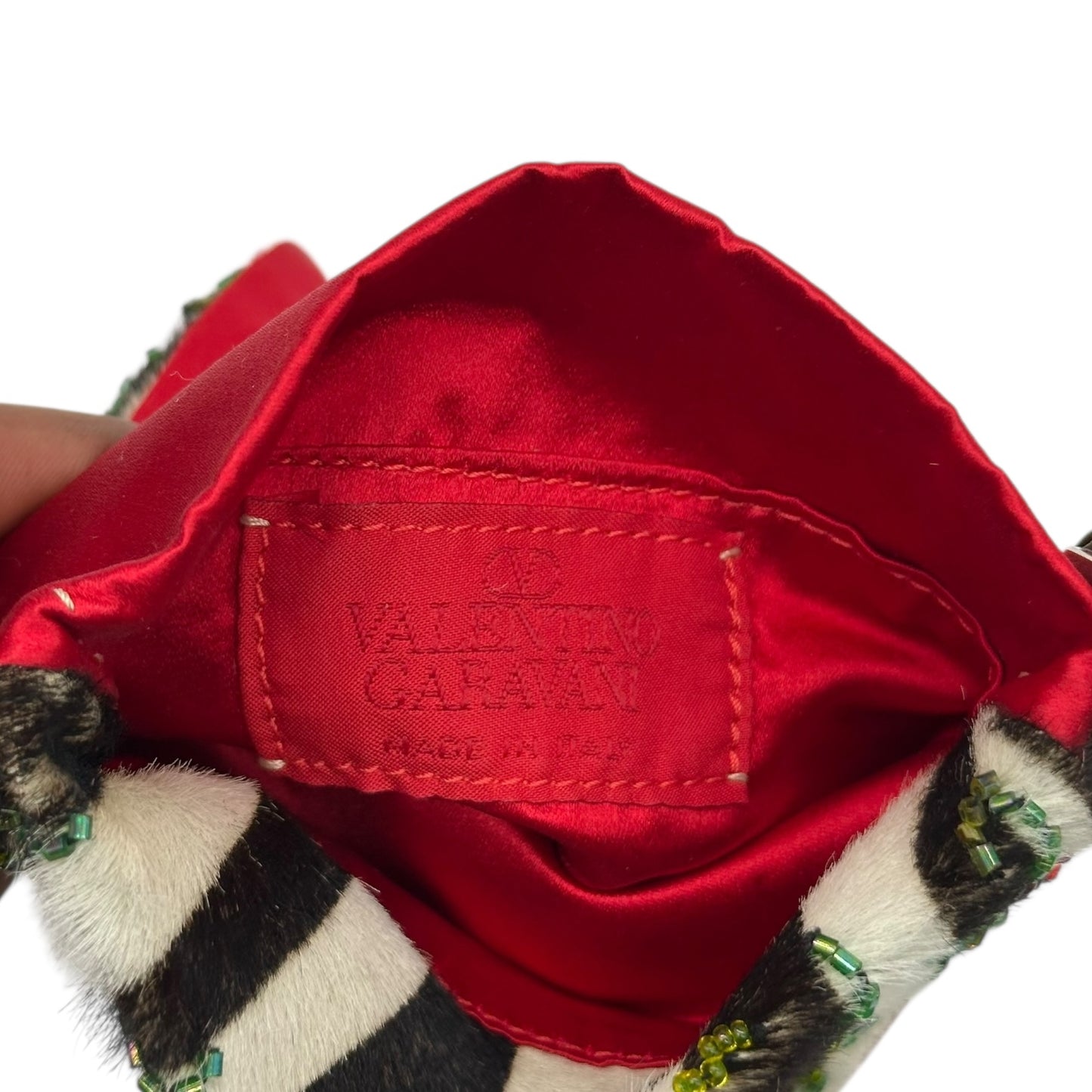 Valentino Garavani Beaded Leopard Print Waist Bag