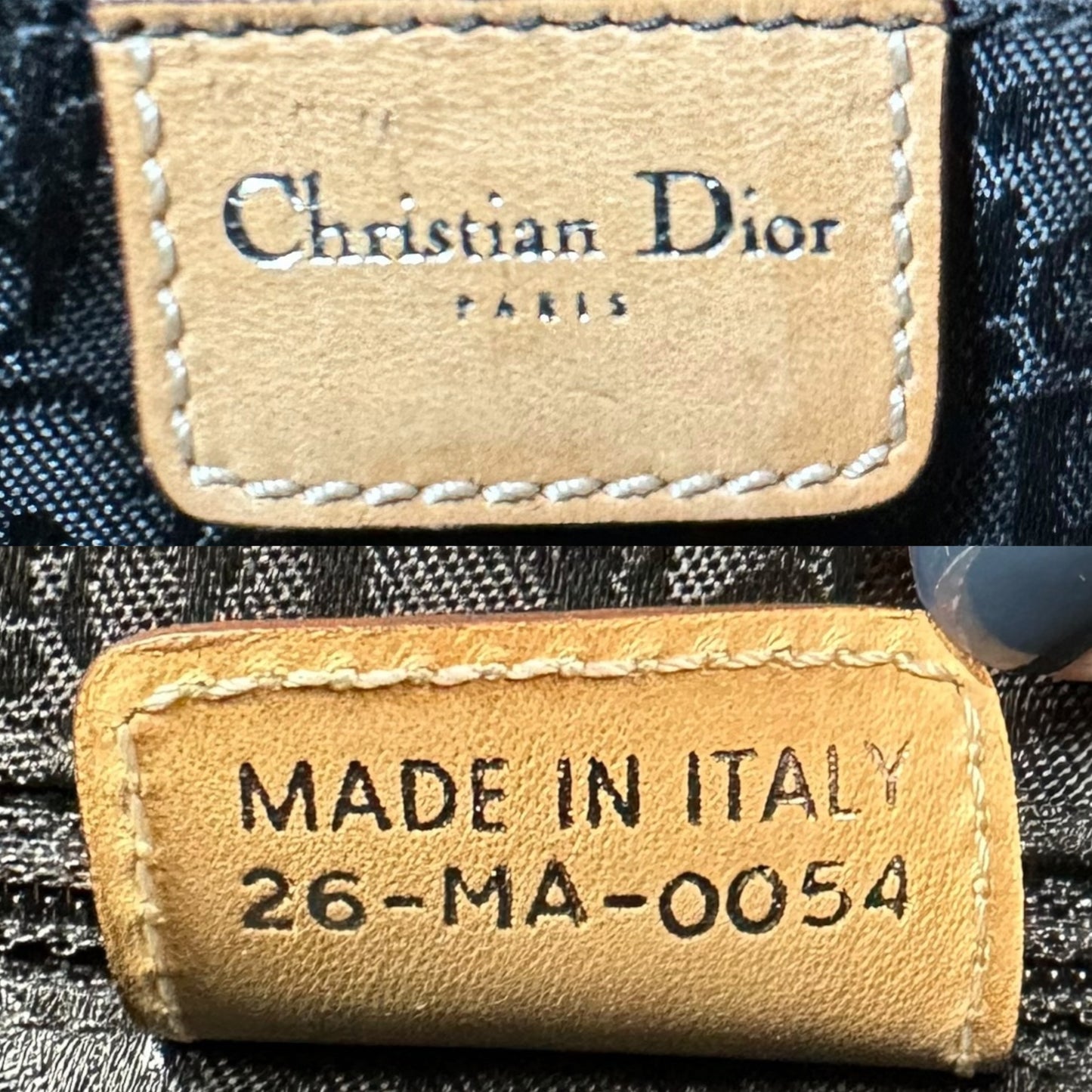 Christian Dior F/W 2004 Argyle Crossbody Bag