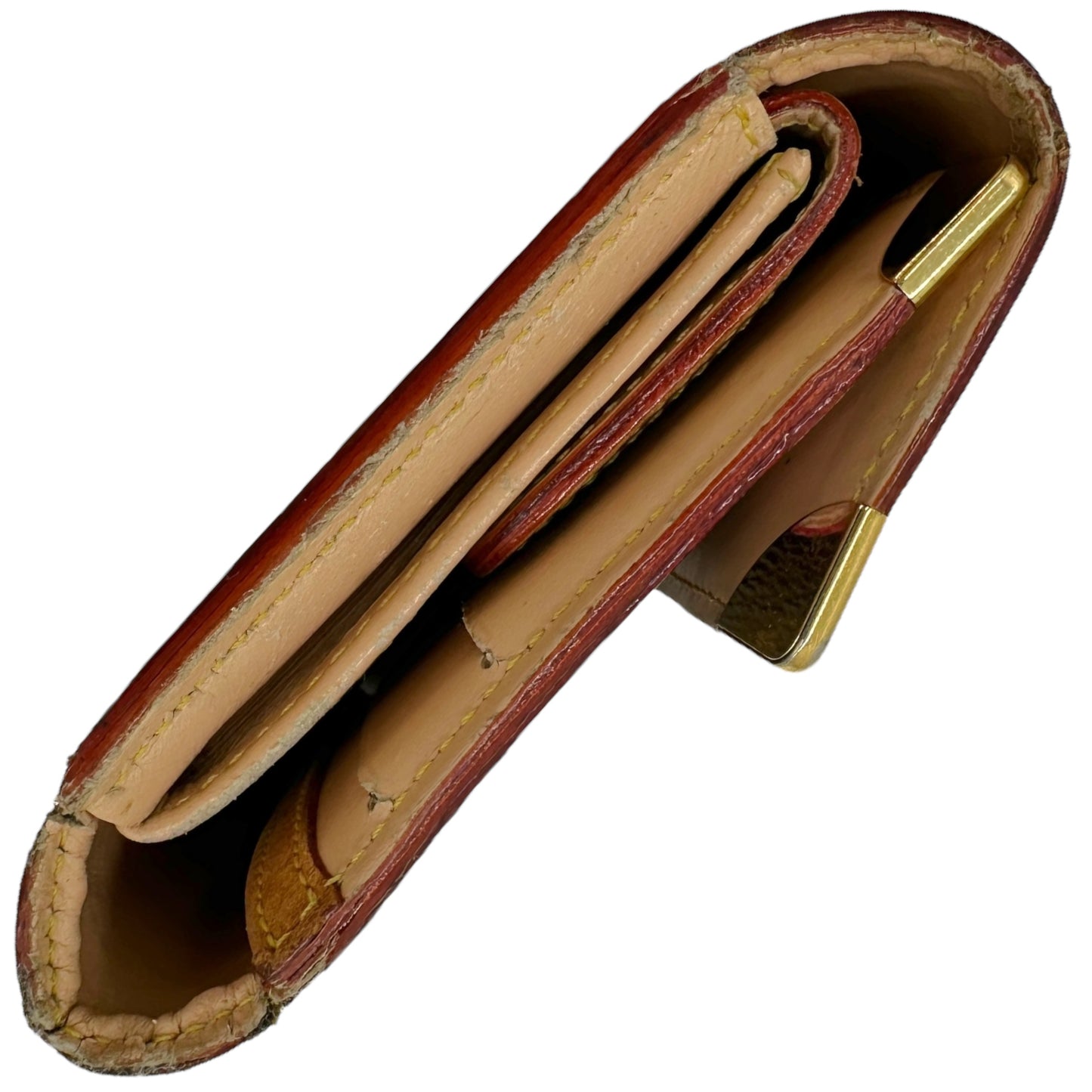 Louis Vuitton Long Wallet Brown Monogram Cherry Blossom