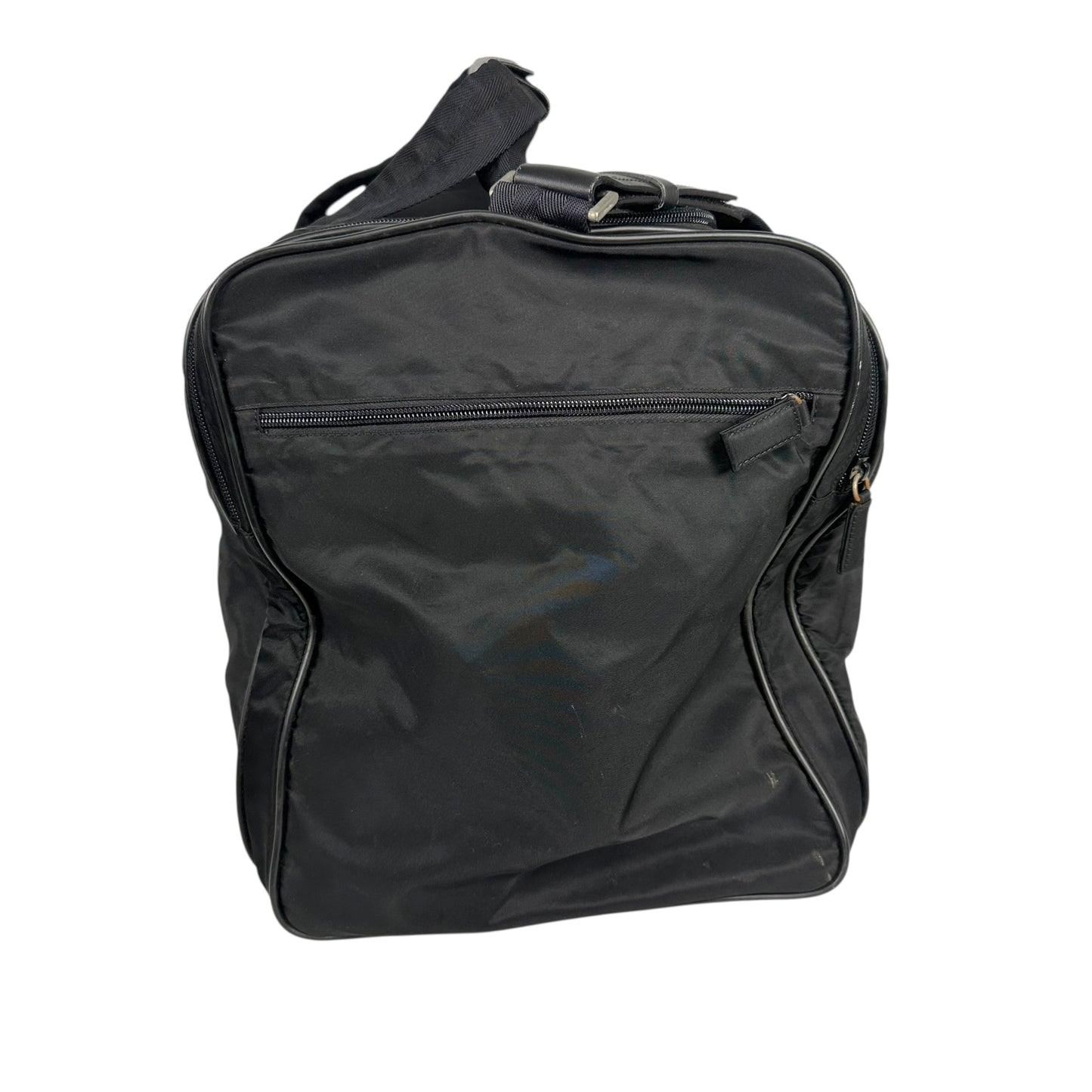 Prada Black Nylon Weekender 2-Way Duffle Bag - Outfit Repeater