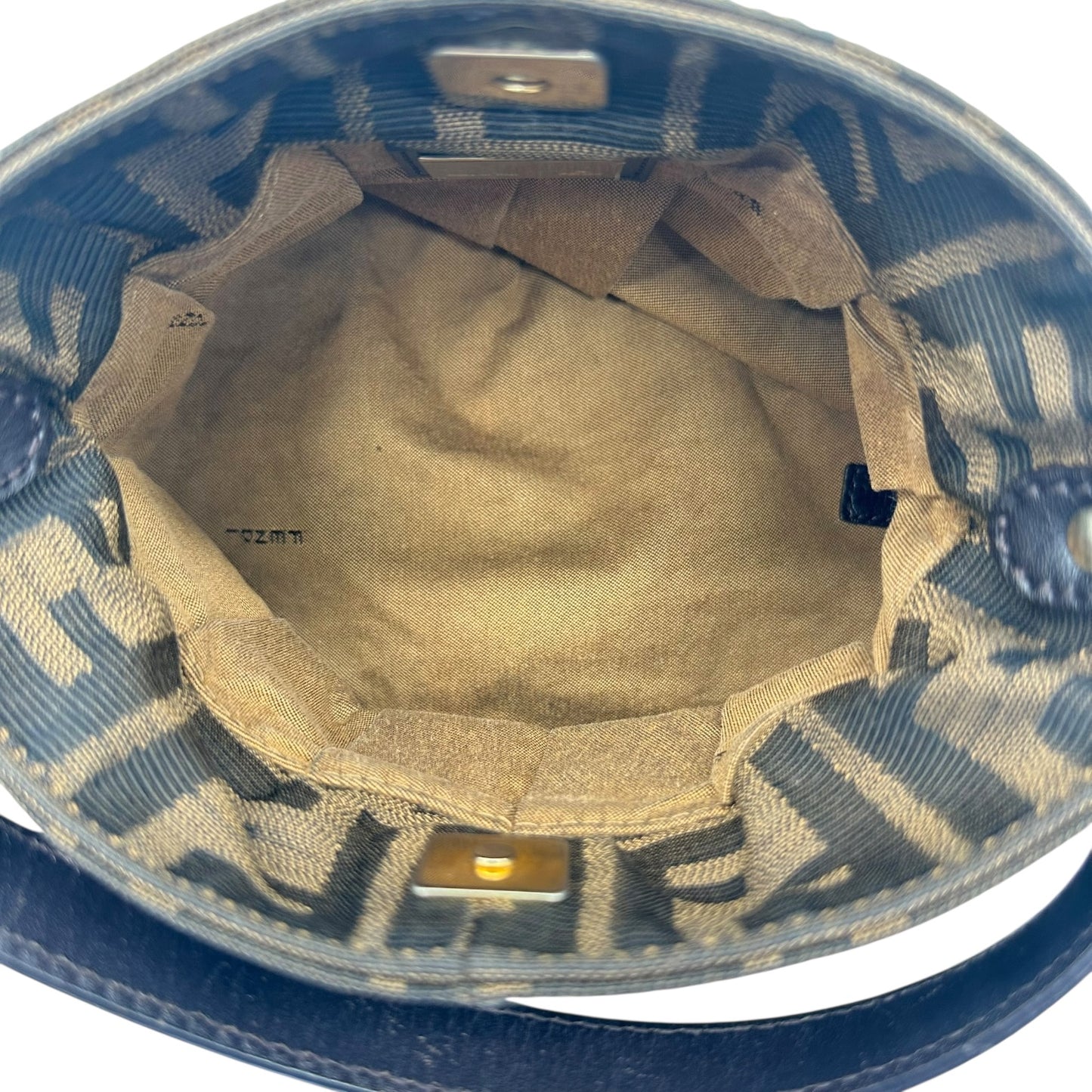 Fendi Brown Zucca Monogram Micro Chef Bag - Outfit Repeater