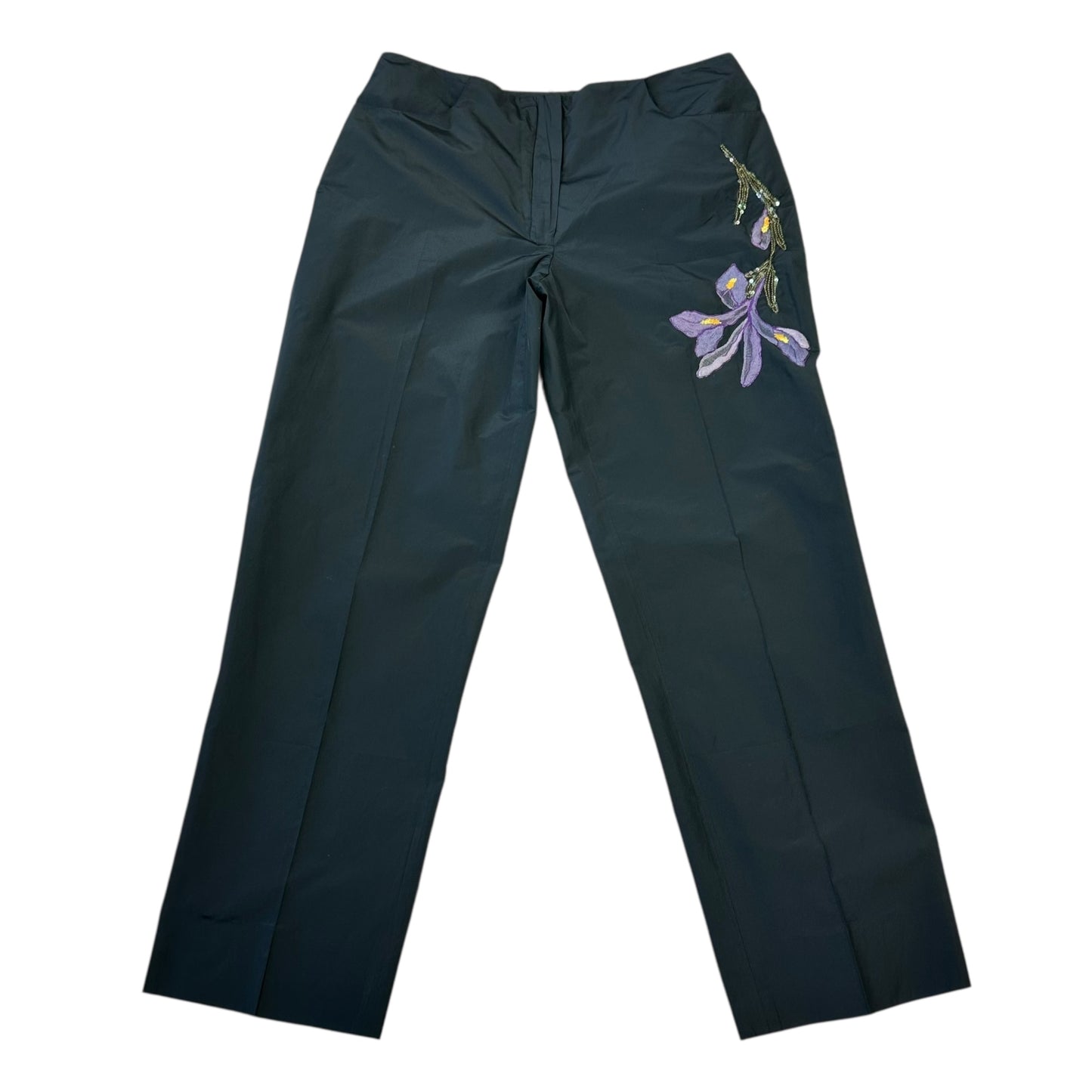 Blumarine Sequin Embellished Capri Pants