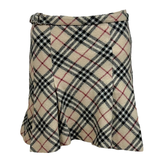 Burberry Blue Label Classic Plaid Mini Skirt - Outfit Repeater
