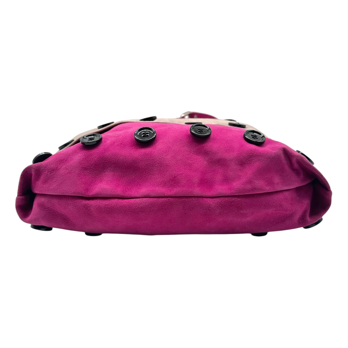 Dolce & Gabbana Pink Suede Multi-Layer Hobo Bag