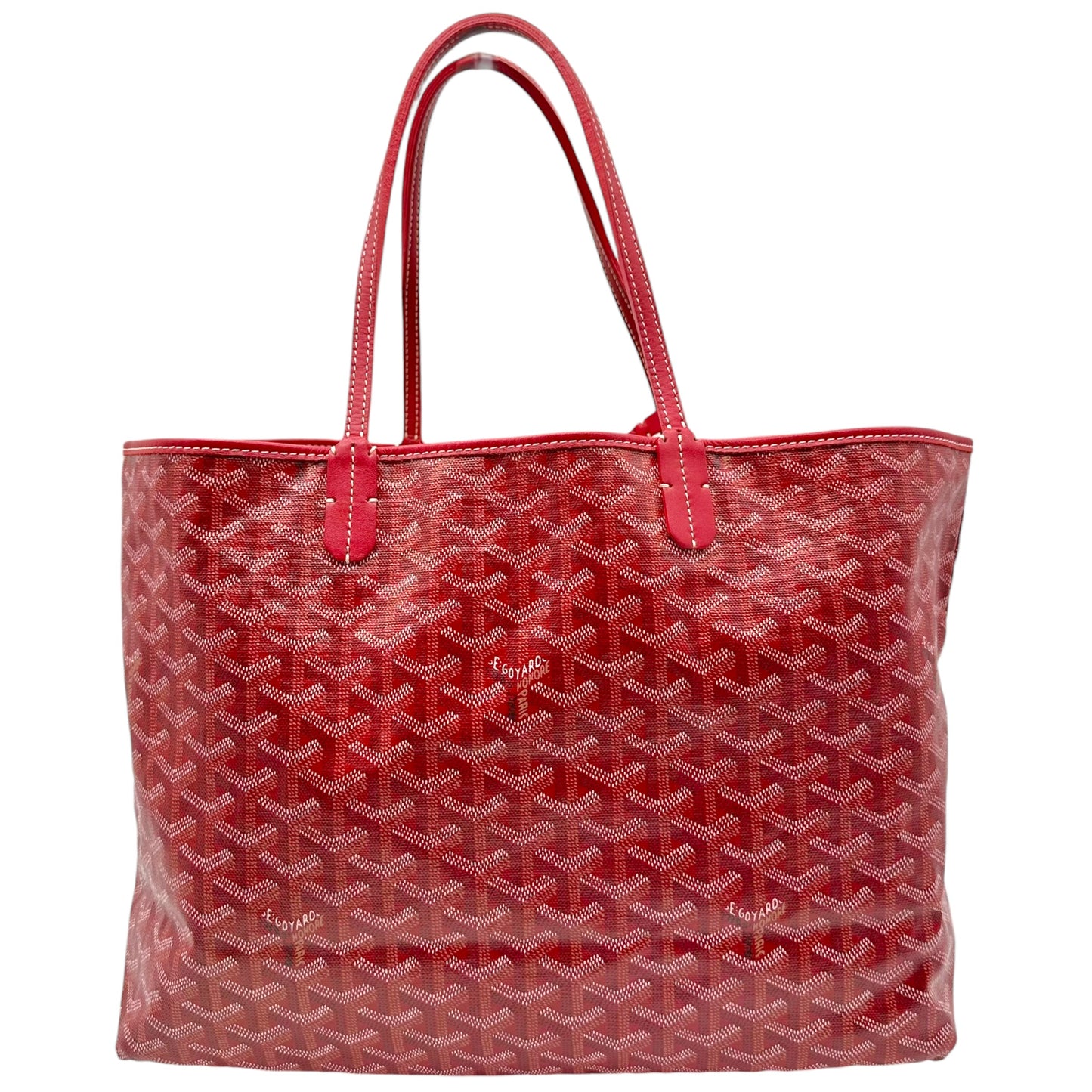 Goyard Red Saint Louis PM Medium Tote Bag