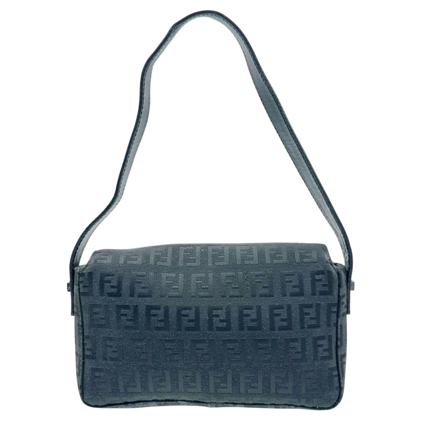 Fendi Mini Shoulder Bag Black Zucchino Monogram