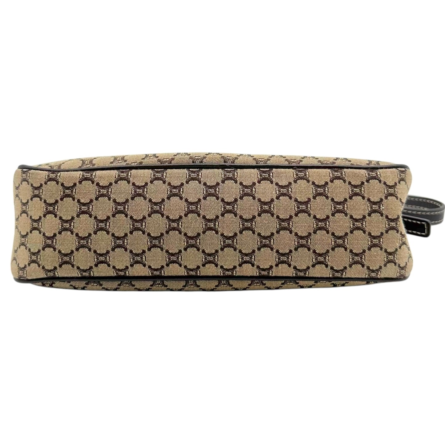 Celine Pochette Bag Tan Brown Triomphe Monogram