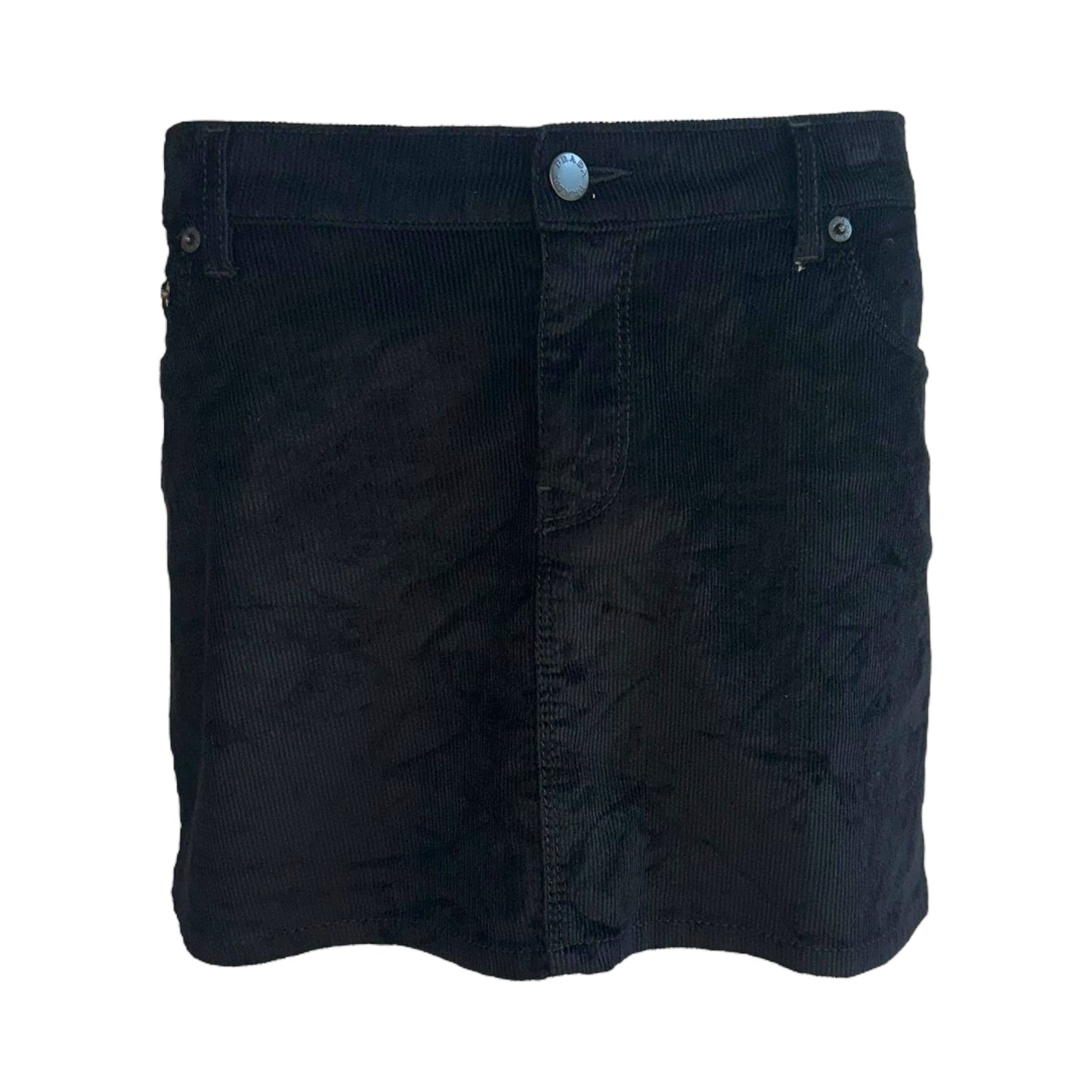Prada Black Corduroy Mini Skirt