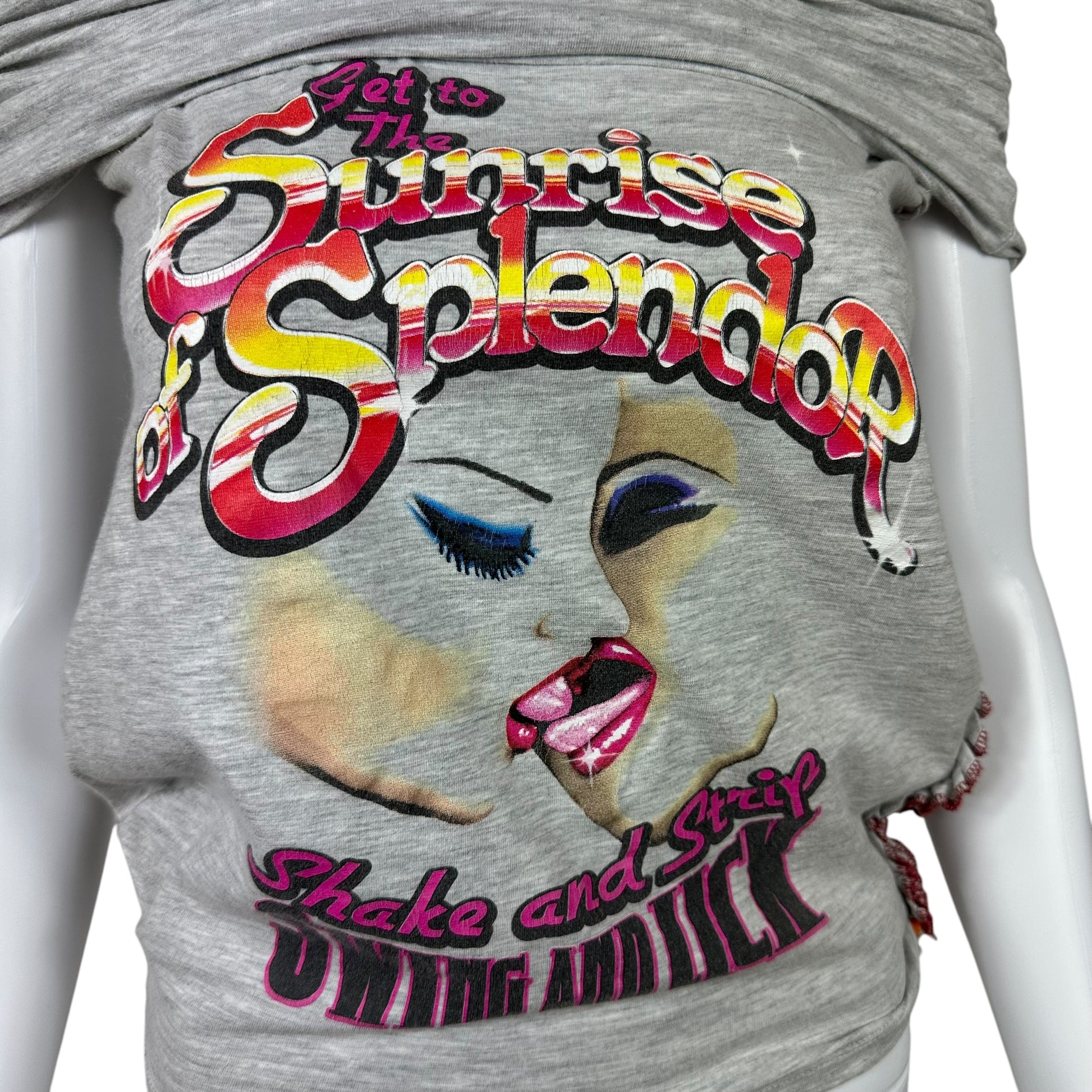 D&G Dolce & Gabbana Sunrise of Splendor Off Shoulder Top - Outfit Repeater