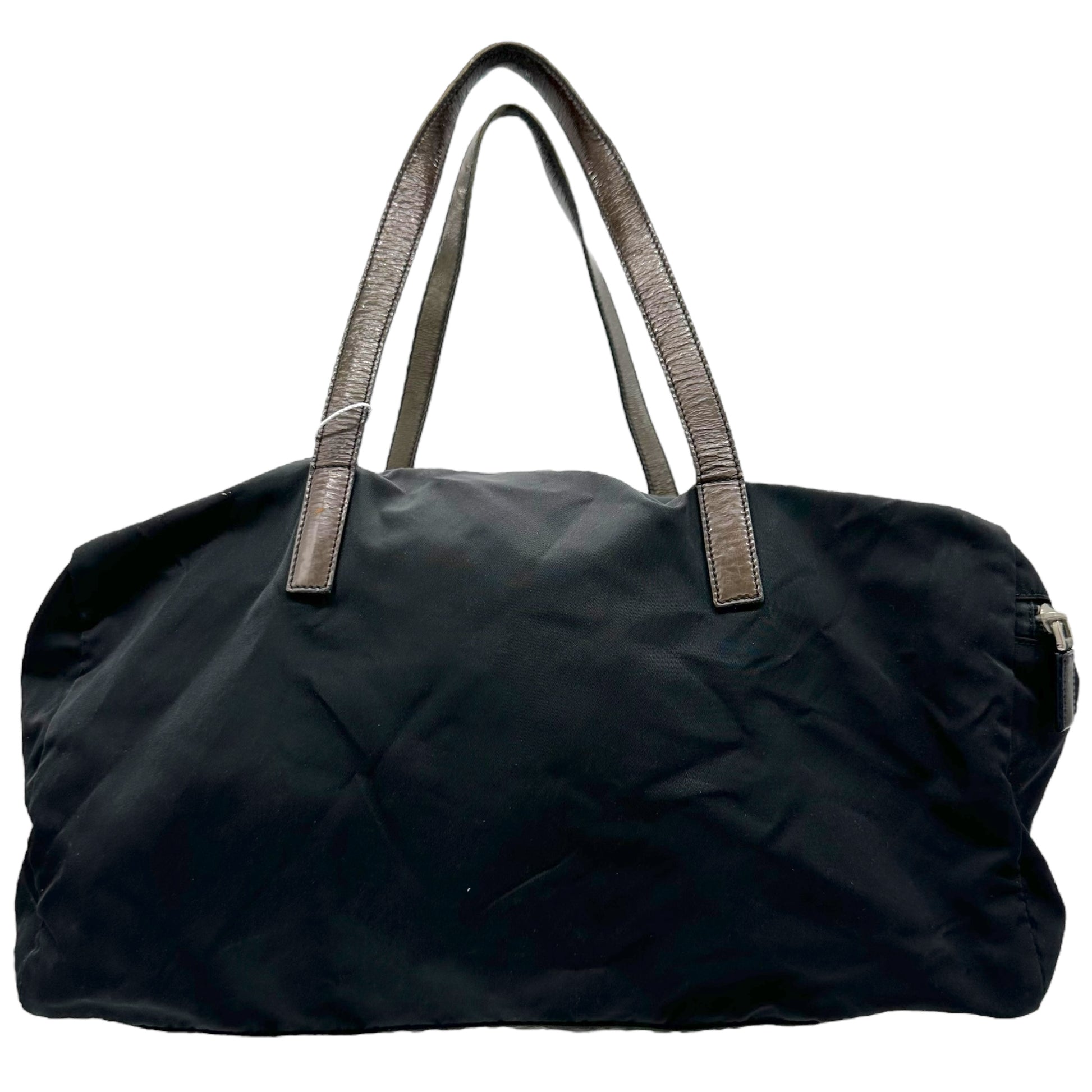 Prada Black Leather Strap Bowler Bag - Outfit Repeater