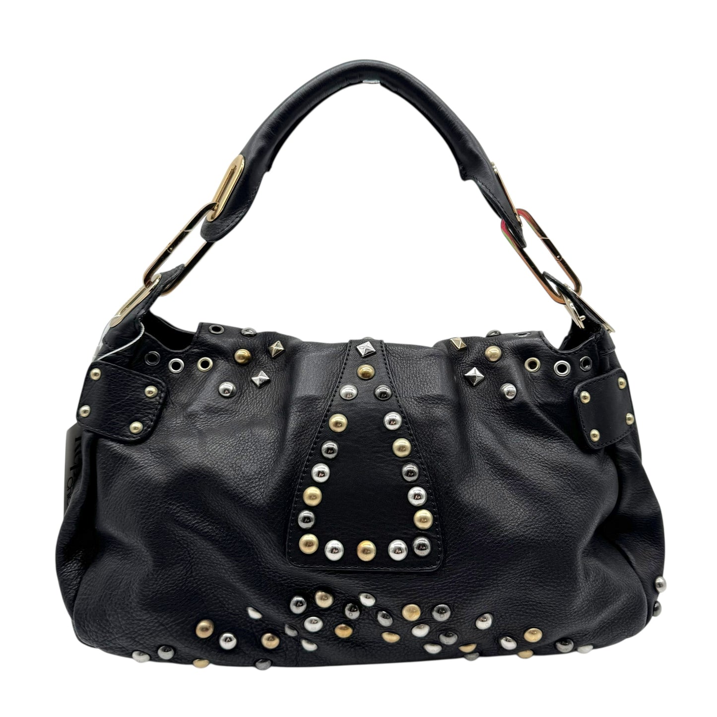 Jimmy Choo x HM Black Studded Hobo Bag