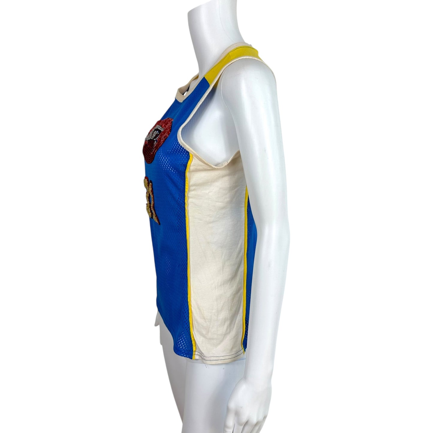 Dolce & Gabbana Primary Color 'Star' Sequin Jersey Tank