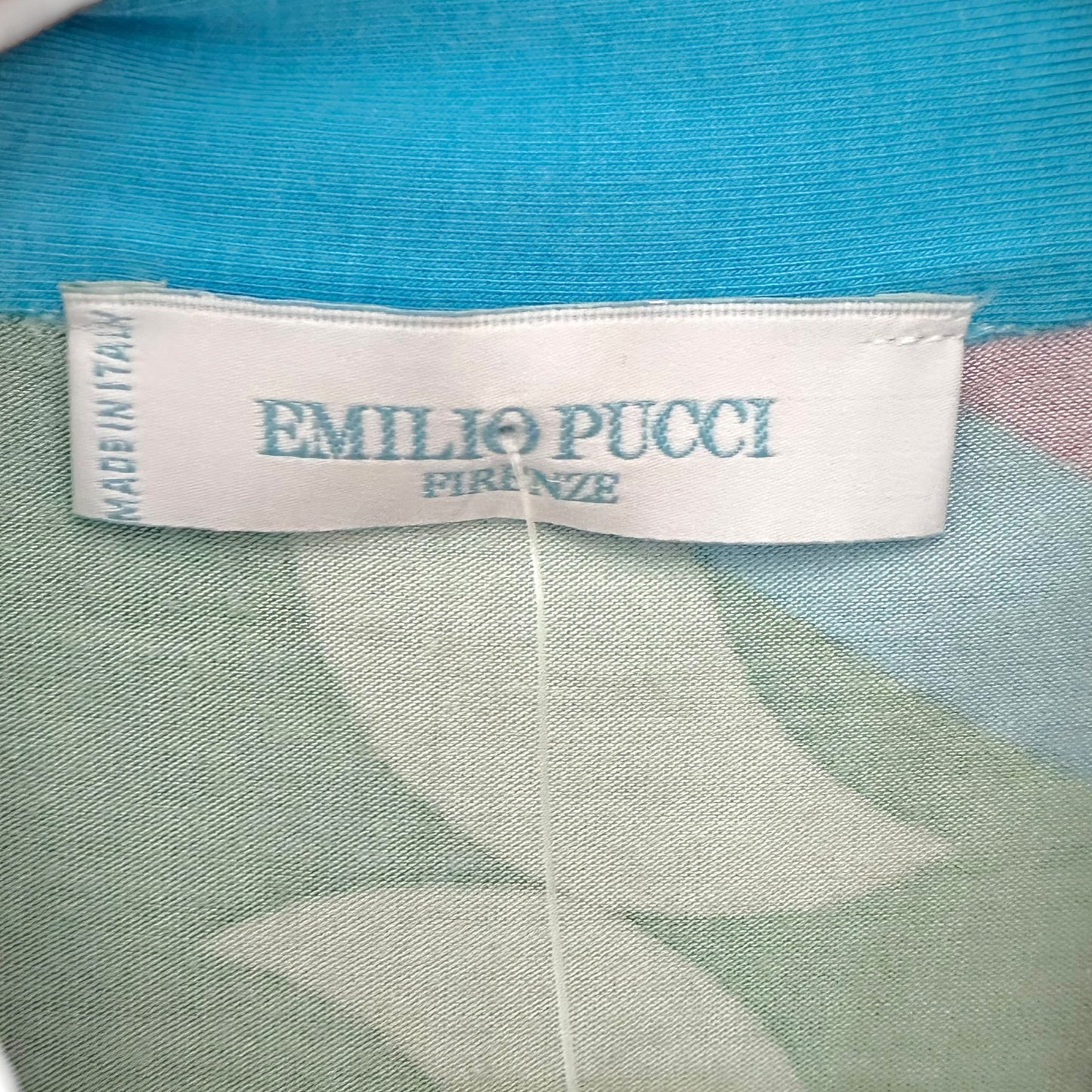Emilio Pucci Blue & Purple Printed Racerback Tank