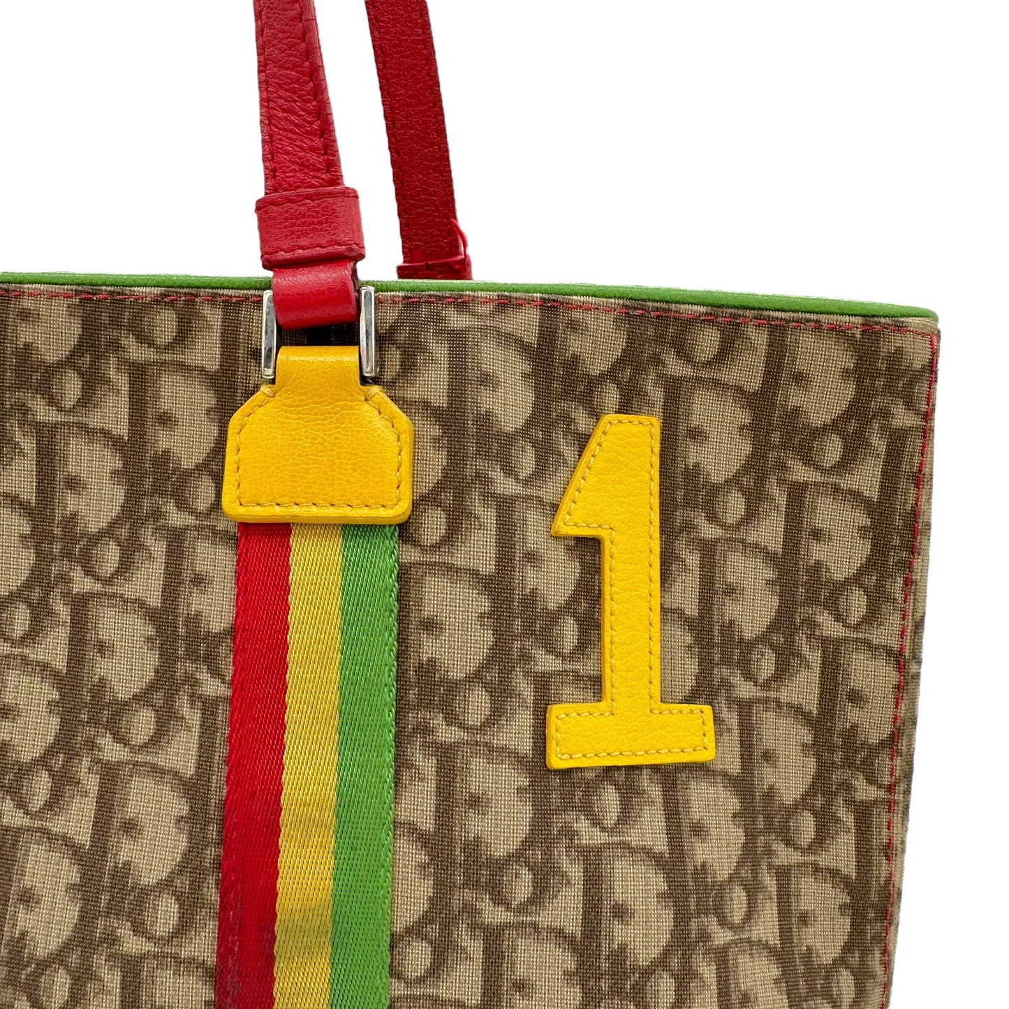 Christian Dior 2004 Rasta Monogram Tote Bag