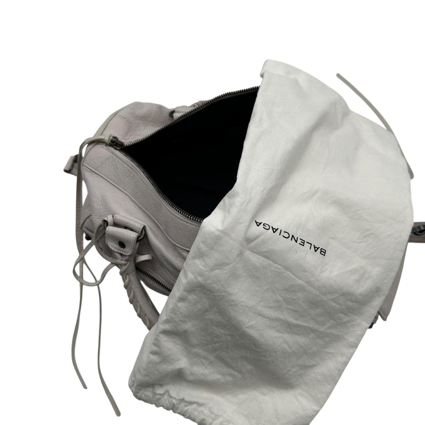 Balenciaga White City Twiggy Bag - Outfit Repeater