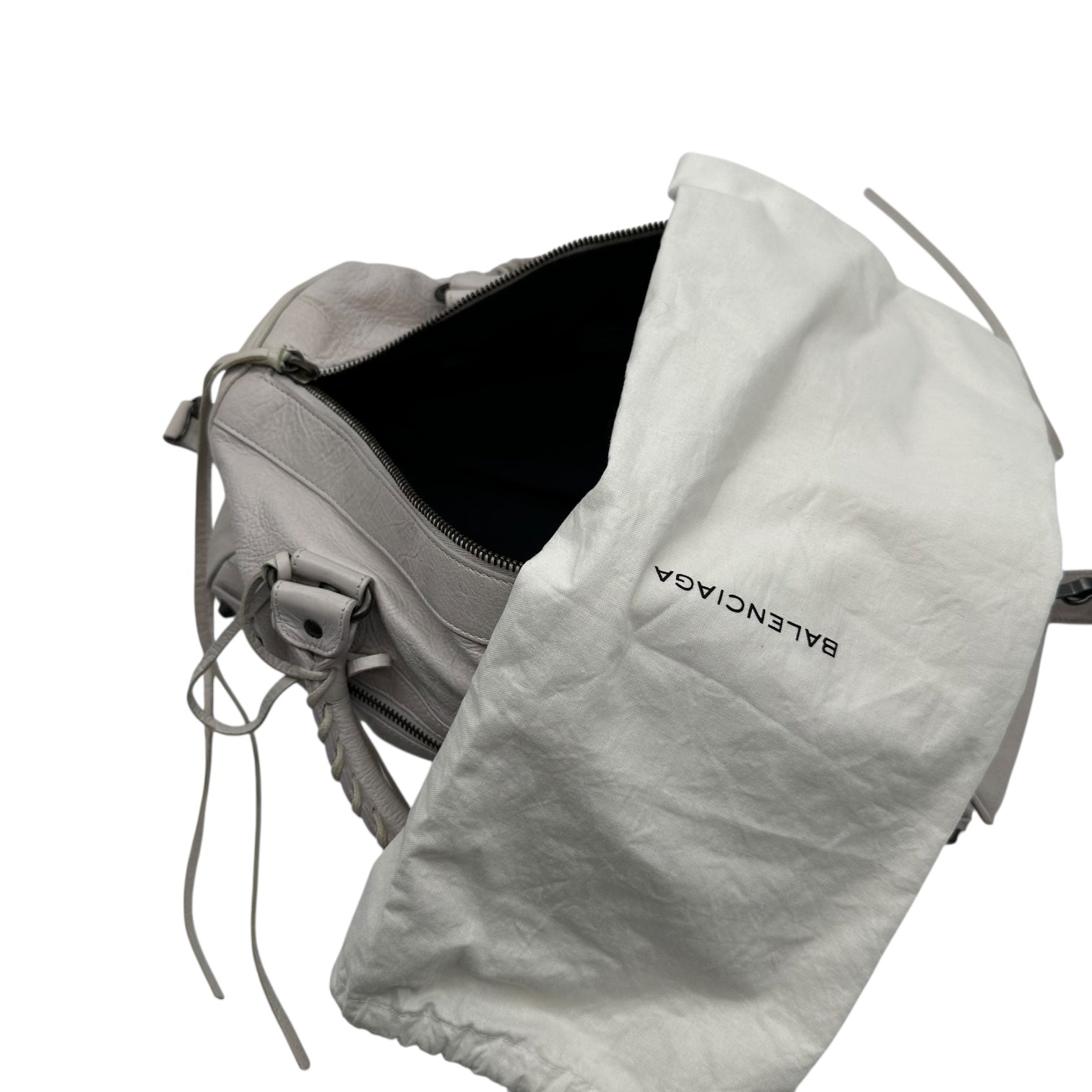 Balenciaga White City Twiggy Bag - Outfit Repeater