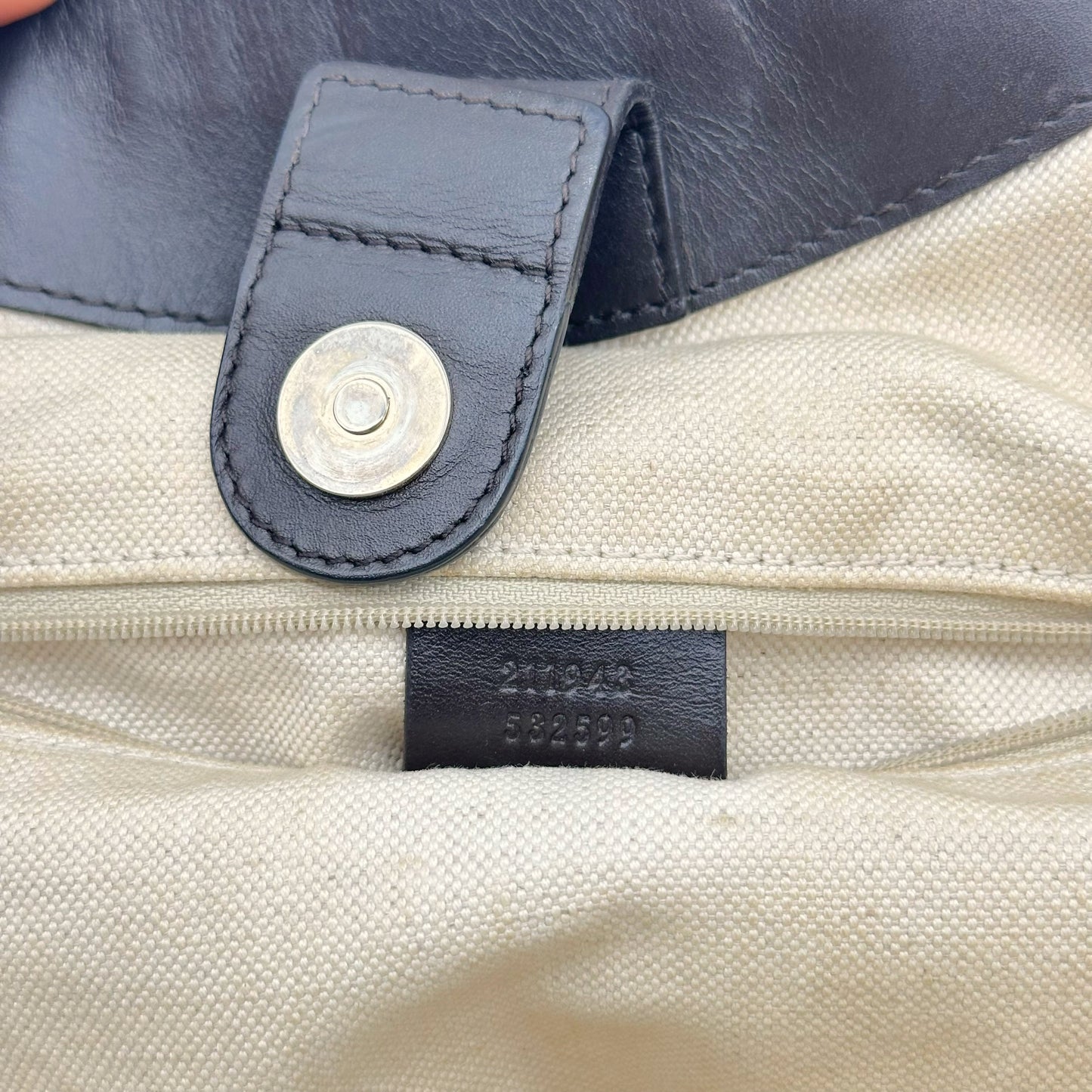 Gucci Tan Monogram Large Sukey Tote Bag