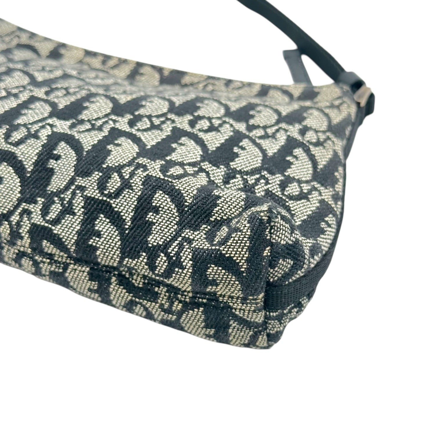 Christian Dior Shoulder Bag Black Trotter Monogram