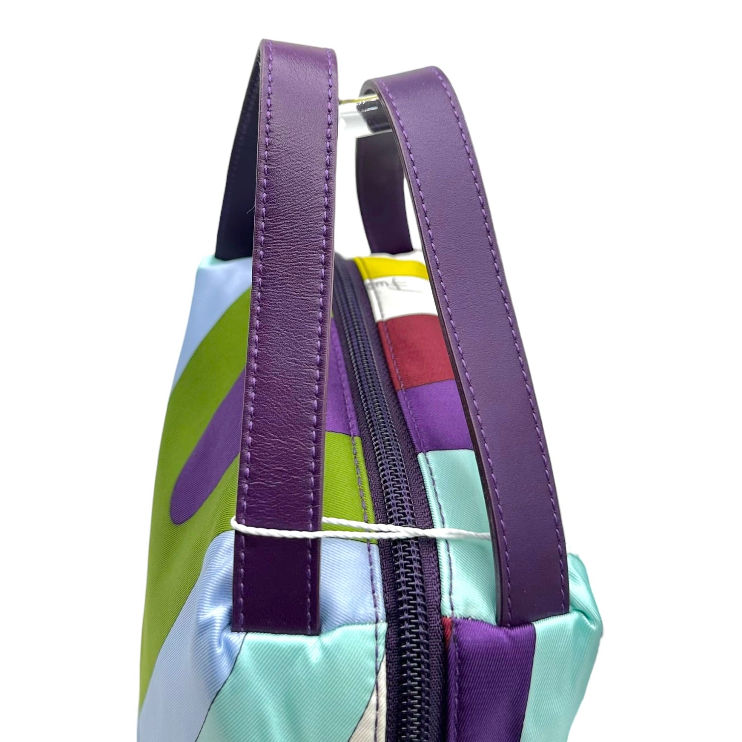 Emilio Pucci Mini Pochette Bag Multicolor Silk