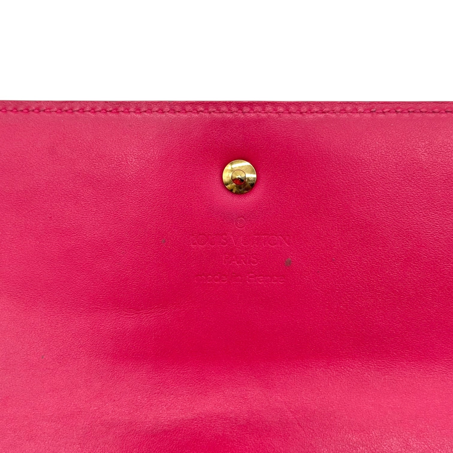 Louis Vuitton Hot Pink Vernis Monogram Long Wallet - Outfit Repeater