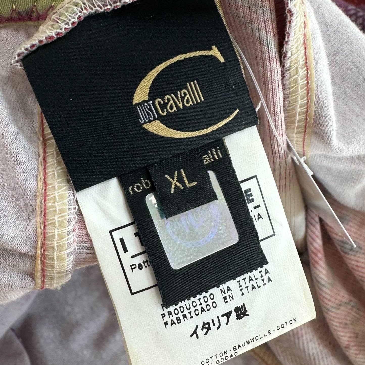 Just Cavalli Roberto Cavalli Multicolor Printed Tie Strap Cami - Outfit Repeater