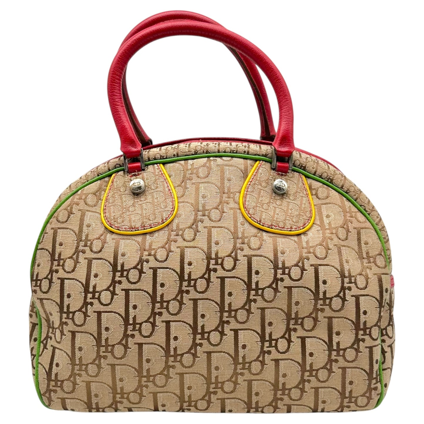 Christian Dior Rasta Trotter Monogram Bowler Handbag