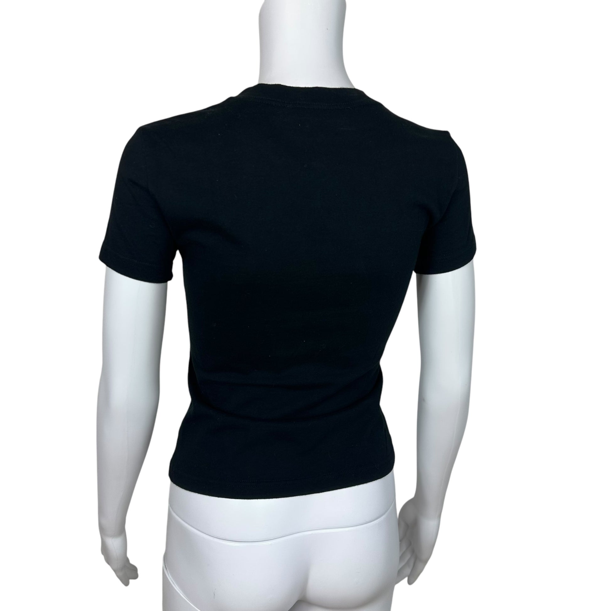 Christian Dior S/S 2003 Black Denim Logo T-Shirt - Outfit Repeater