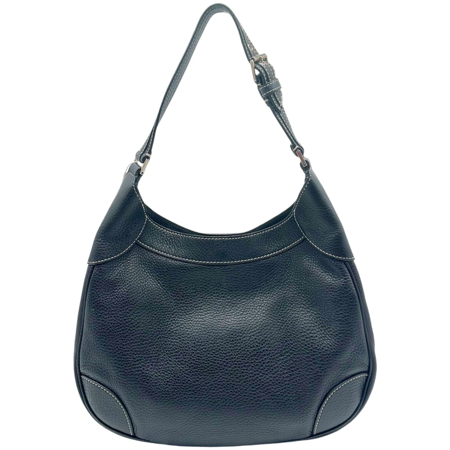 Dior Street Chic Black Leather Shoulder Bag