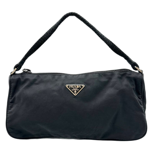 Prada Black Nylon Small Pochette Bag