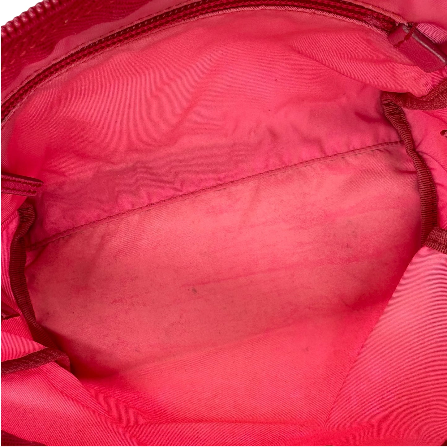 Prada Pink Nylon Cosmetic Bag