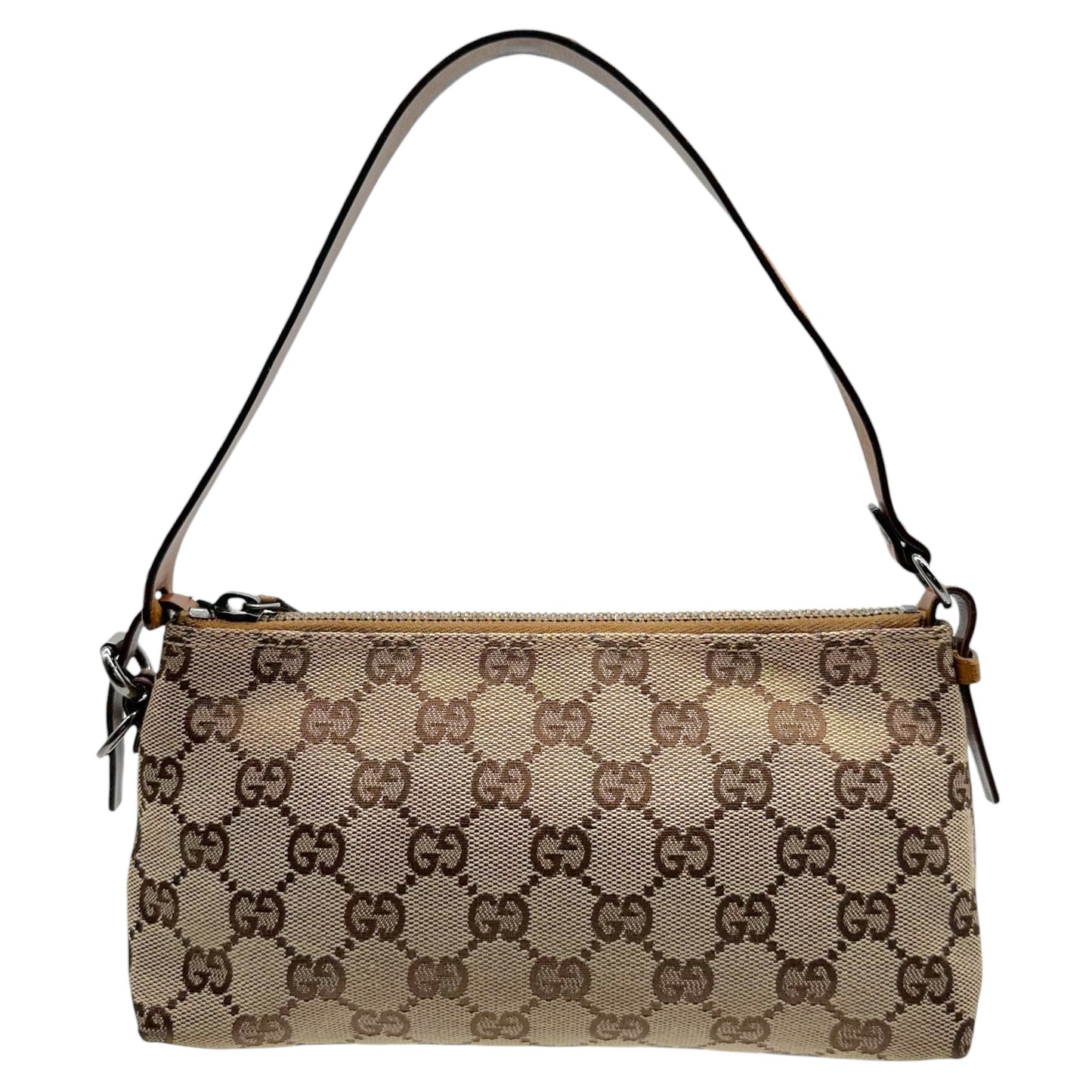 Gucci Mini Bag Tan Monogram Leather Strap