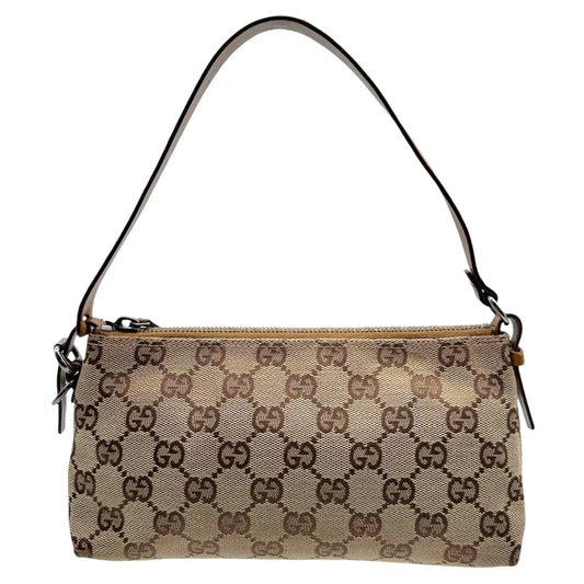 Gucci Mini Bag Tan Monogram Leather Strap