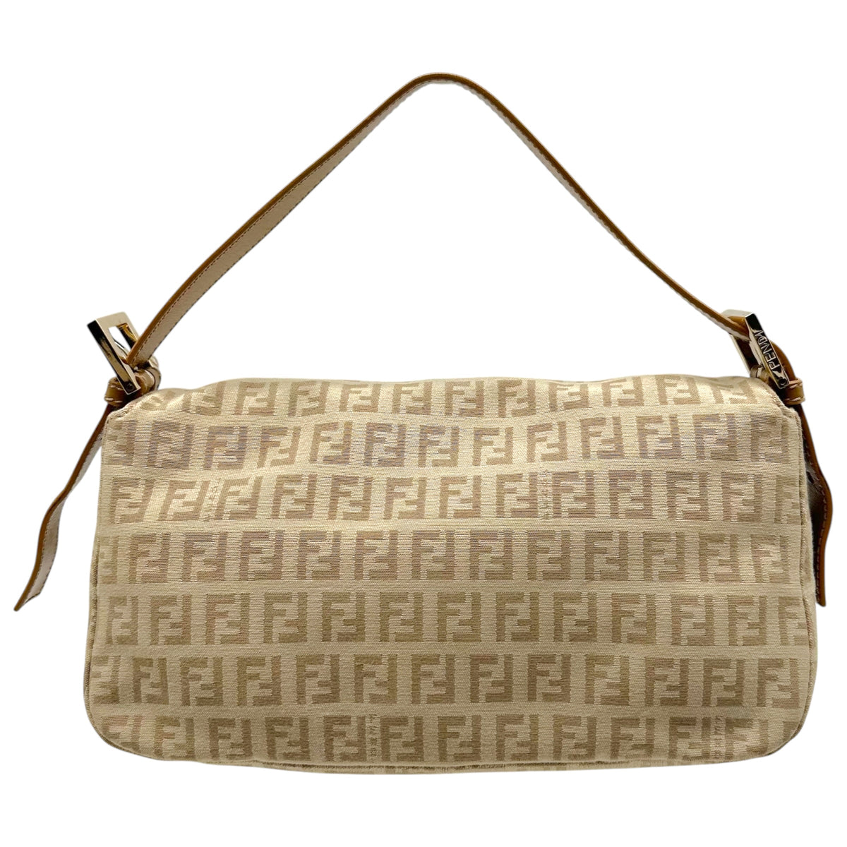 Fendi Baguette Bag Ivory Beige Zucchino Monogram
